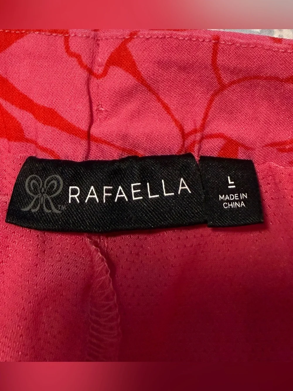 Rafaella Pink and Red Floral Skort